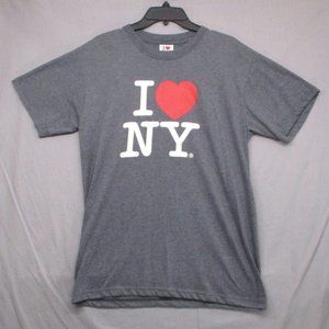 I love NY Graphic Print T-Shirt Gray Men Size | L
